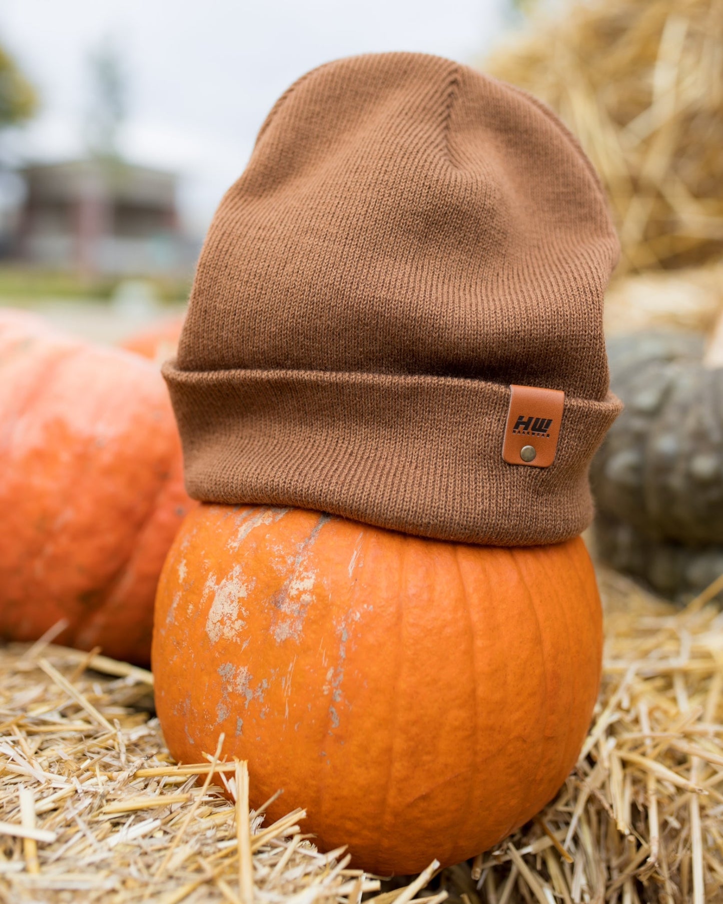 HAAKWEAR Knit Cuffed Beanie - Camel Brown