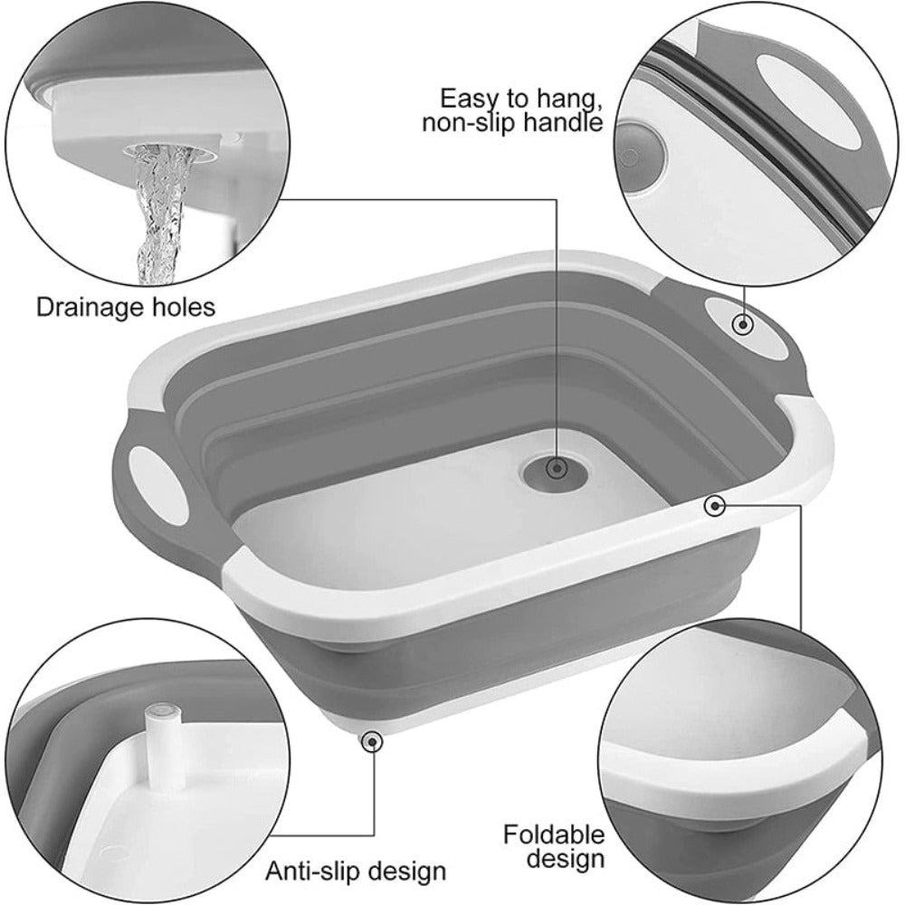 Several Way Collapsible Cutting Board